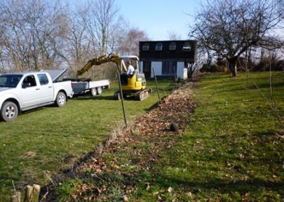 Poteaux de clôture pour aménagement de jardin