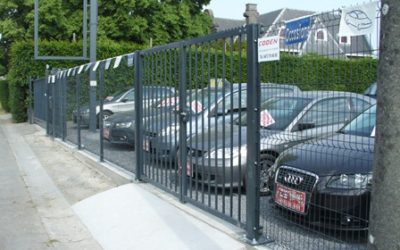 Installation d’une clôture pour une entreprise automobile