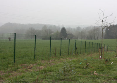 Poteau pour clôture à Olne