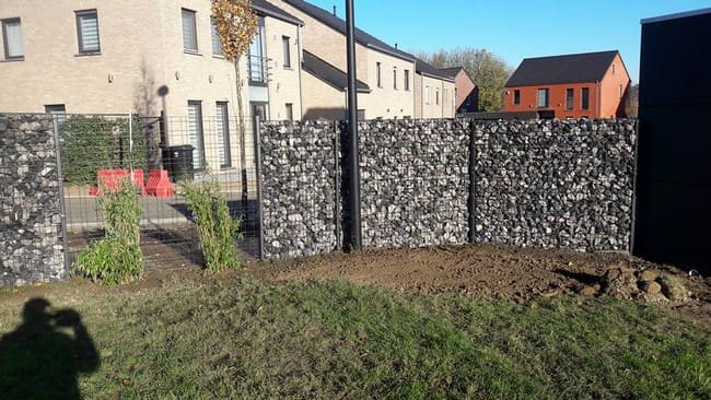 Mur en gabion