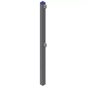 Poteaux charnières 80 x 80 mm