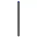 Poteaux butée 80 x 80 mm
