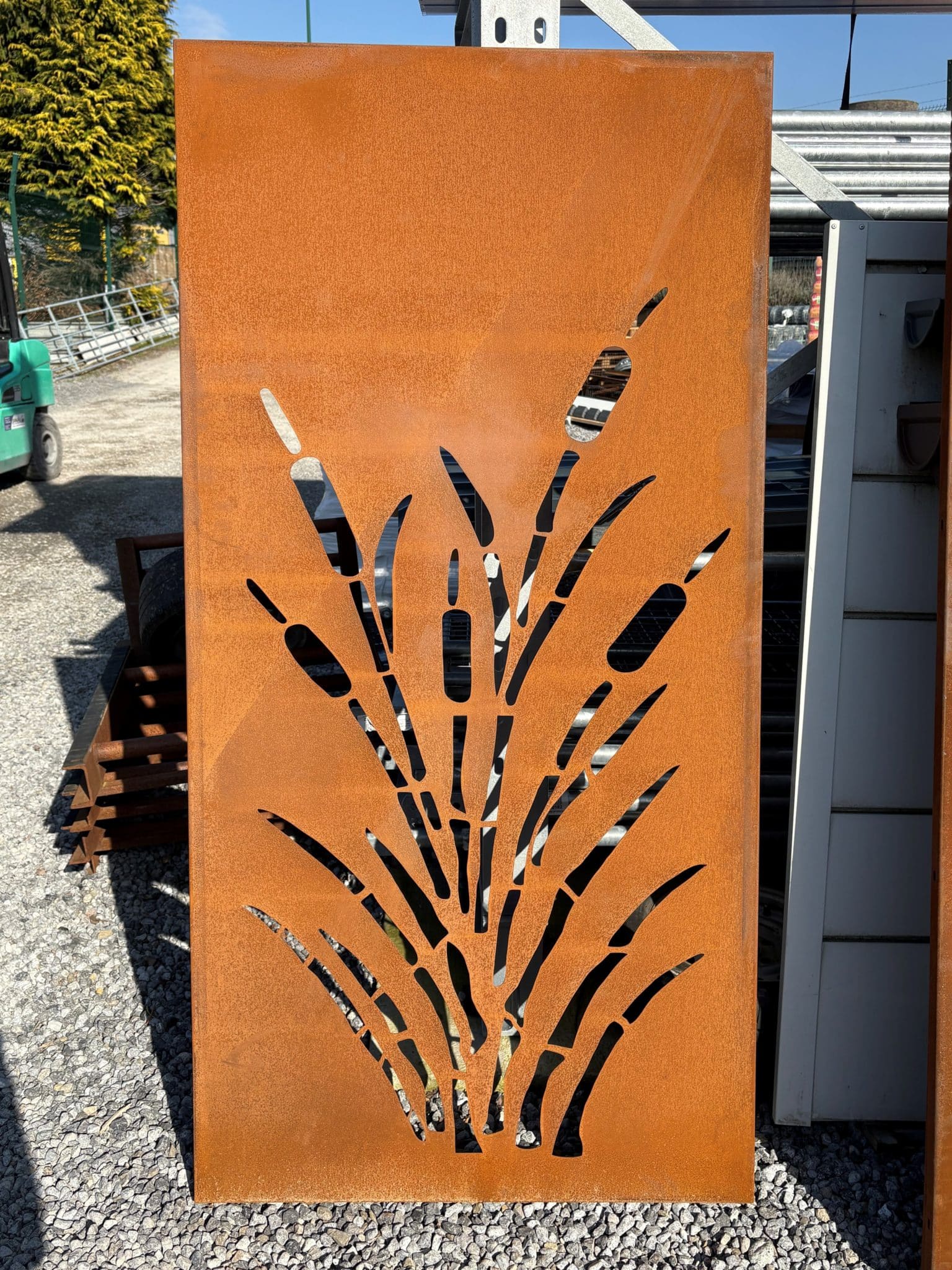 Panneau Corten Roseau non fleuri 2
