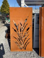 Panneau Corten Roseau non fleuri